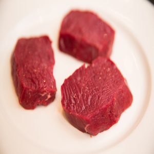 Venison loin steaks