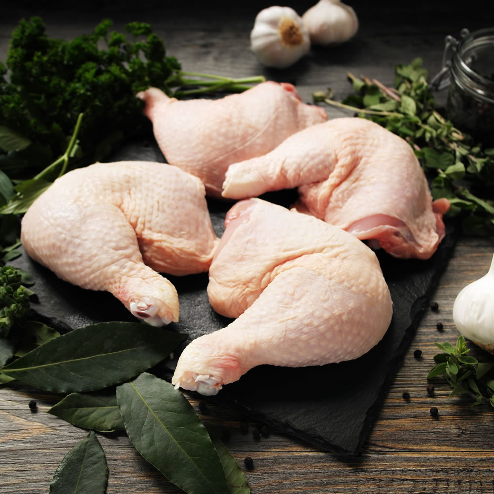 Herb Fed Oyster Cut Chicken Legs 4/pack